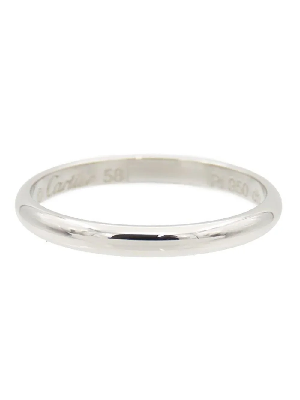 Cartier 1895 Wedding Ring Platinum 58